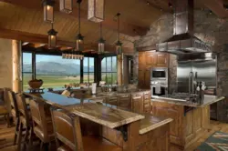 Photo of mountain kitchen