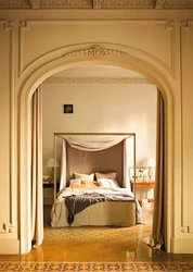 Photo of bedroom arch