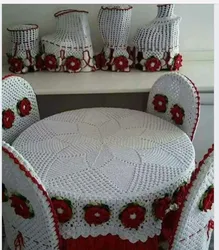 Knitted kitchen photo