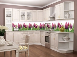 Kitchen photo tulips