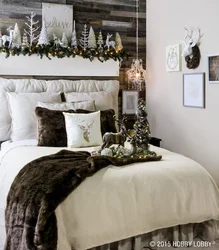 Photo winter bedroom