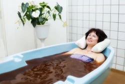 Ванна шоколадная фото