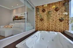 Фота ванна бамбук