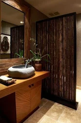 Photo bath bamboo