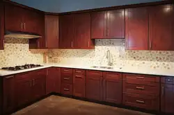 Kitchen mahogany photo