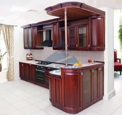 Kitchen mahogany photo