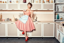 Kitchen lady photo