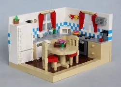 Photo of lego kitchen