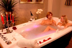 Romantic bath photos
