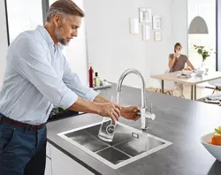 Photo of kitchen with water