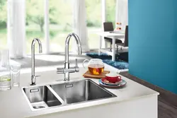 Photo of kitchen with water