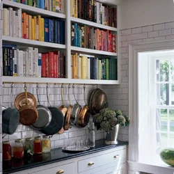 Книги на кухне фото