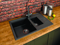 Kitchen gray sink photo