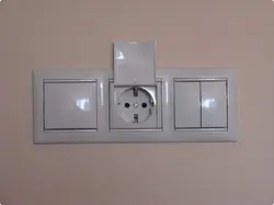 Switches in the bathroom photo