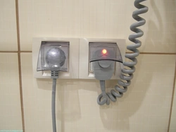 Switches in the bathroom photo
