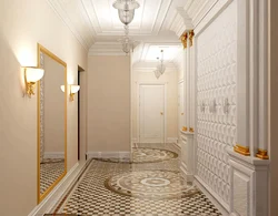 Hallway in mosaic photo