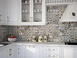 Combined tiles kitchen photo