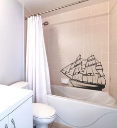 Ships in the bathroom photo