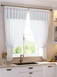 Set of curtains kitchen photo