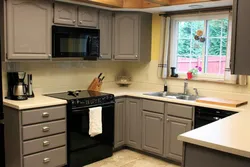 Kitchen design on the right photo