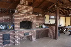 Photo of summer kitchen stoves