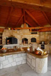 Photo of summer kitchen stoves