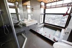 Bathroom In The Center Of The Photo