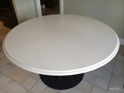 Kitchen round tabletop photo