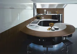 Kitchen round tabletop photo