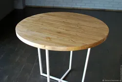 Kitchen round tabletop photo