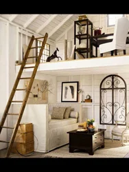 Спальня С Лестницей Фото