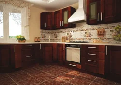 Photo of ceramic tiles kitchen