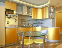 Beige Gold Kitchen Photo