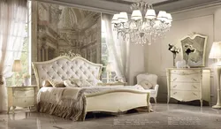 Спальня белая Італія фота