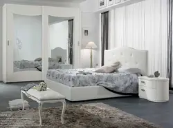 White bedroom italy photo