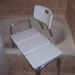Chair in the bathroom photo