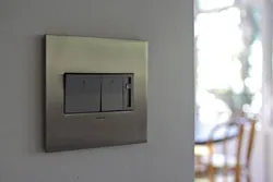 Light switch in the living room photo