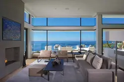Photo living room by the sea