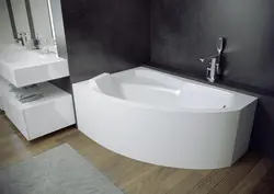Акрылавая асіметрычная ванна фота