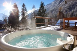 Bath in the mountains photo