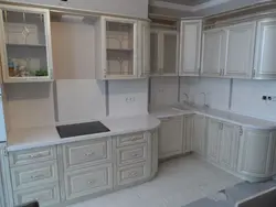White kitchen film photo