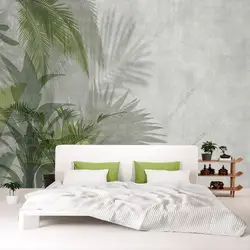 Palm Trees In The Bedroom Photo