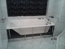 Фото каркас экран ванной