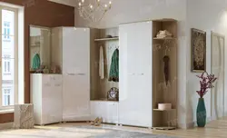 White modular hallway photo