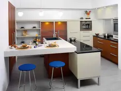 The difference is a photo of the kitchen