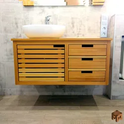 Solid Wood Bathroom Photo