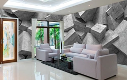 Living room design photo 3D
