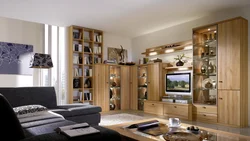 Living rooms made of pine photo