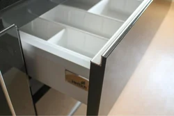 Aluminum kitchen handles photo