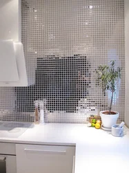 Mirror mosaic kitchen photo